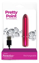 BMS – Pretty Point – Bullet Vibrator – Rechargeable – Pink bigger version